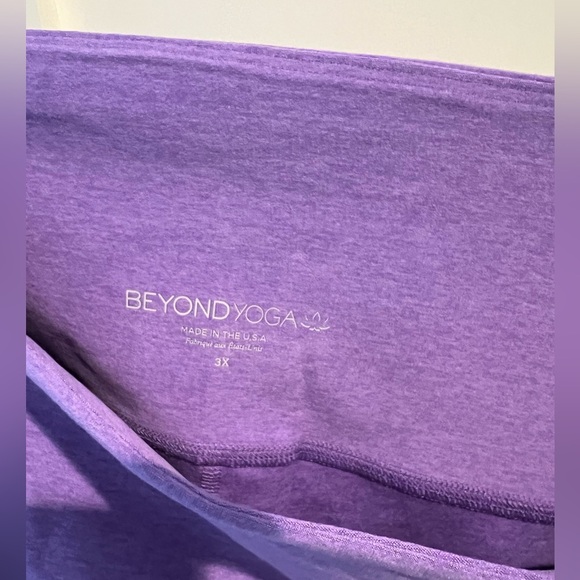 Beyond Yoga Spacedye Caught In The Midi High Waisted Legging Amethyst Heather 3X - Picture 4 of 5